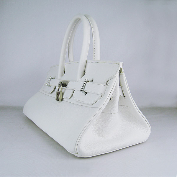 Cheap Hermes Birkin 42cm Replica Togo Leather Bag White 6109